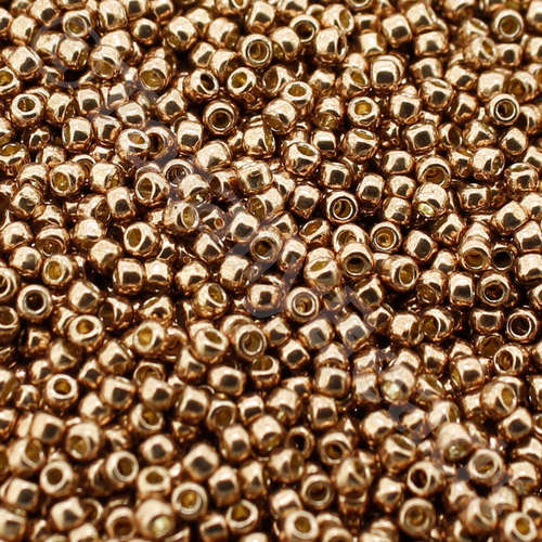 Toho Size 11 Seed Beads 10g - PF Galvanised Almond