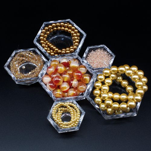 Premium Hugs & Kisses Jewellery Set carnelian jewelry making kit — DIY set with beads and instructions for creating handmade jewelry