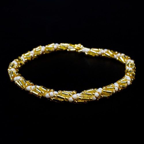 Helix Bugle Bracelets (6) navajo bracelet making kit — DIY set with beads and instructions for creating handmade jewelry
