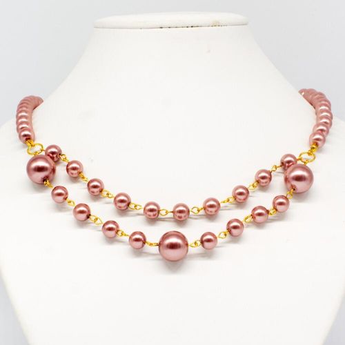 Annie Necklace rose necklace making kit — DIY set with beads and instructions for creating handmade jewelry