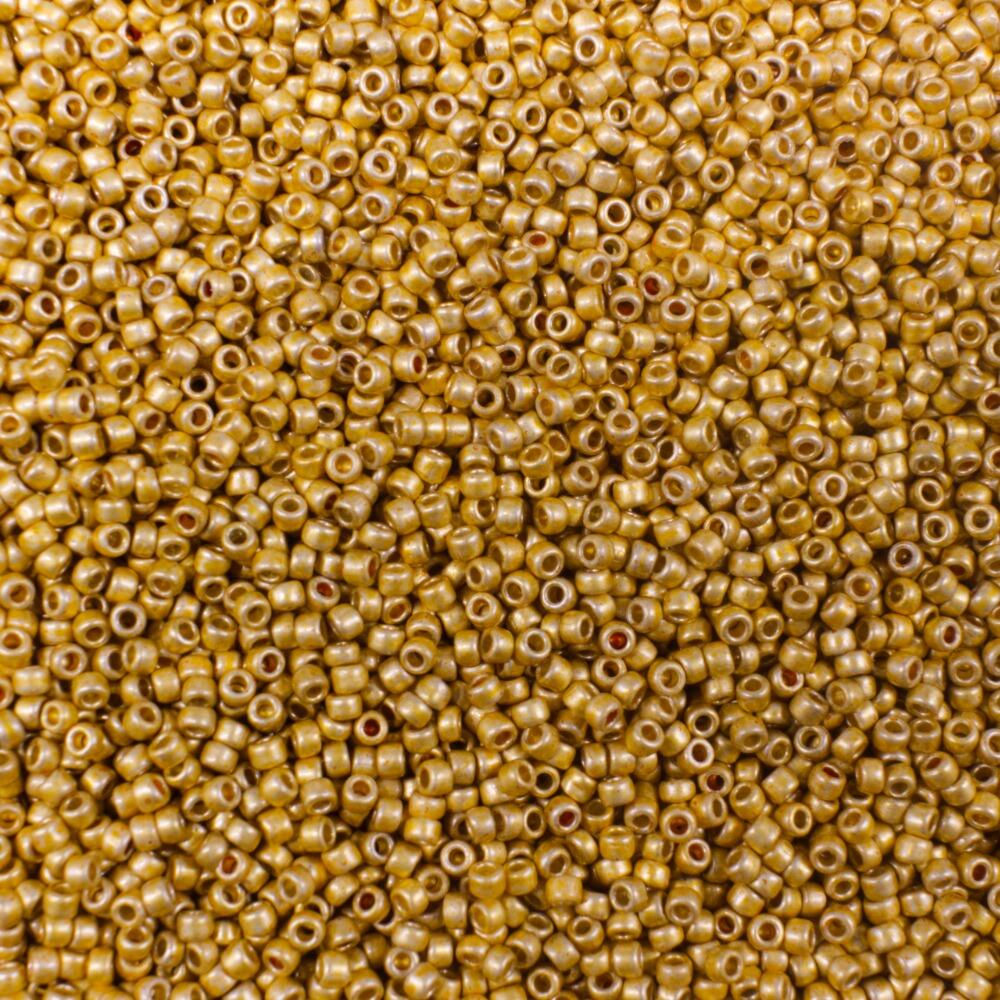 Toho Size 15 Seed Beads 5g PF Mat Gal. Starlight 3mm for jewellery making