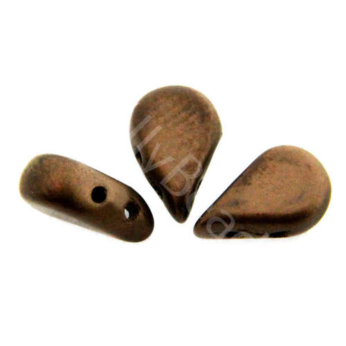 Amos Puca Beads 10g - Dark Bronze Mat
