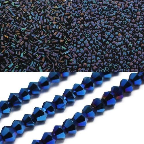 BC 24 WK22 Inter Crystal Bracelet Blue Iris 4mm for jewellery making