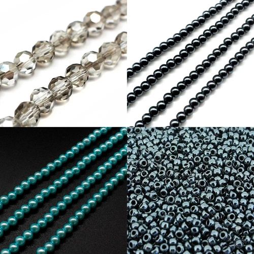BC24 WK33 Bracelet Silver Dust 6mm for jewellery making