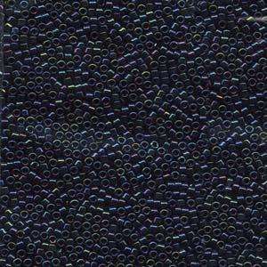 size 11 Miyuki Delica seed beads blue iris db002 5g — 5g pack, premium Japanese cylinder beads perfect for bead weaving, embroidery, and…