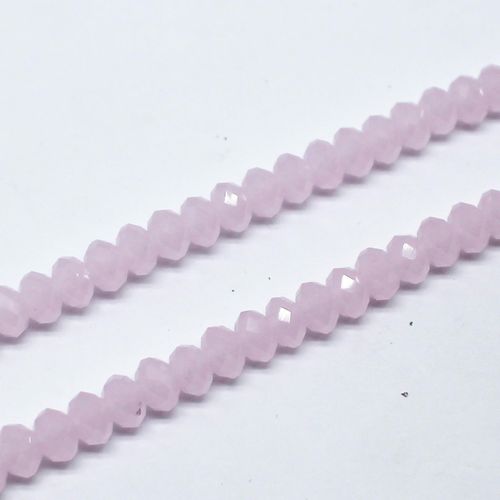 6mm crystal beads rosaline, pack of 100 — faceted for jewelry making and beadwork