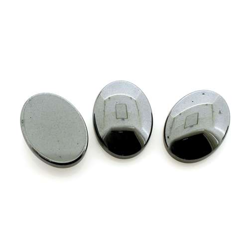 16x12mm hematite beads — for jewelry making, crafting, and beadwork projects