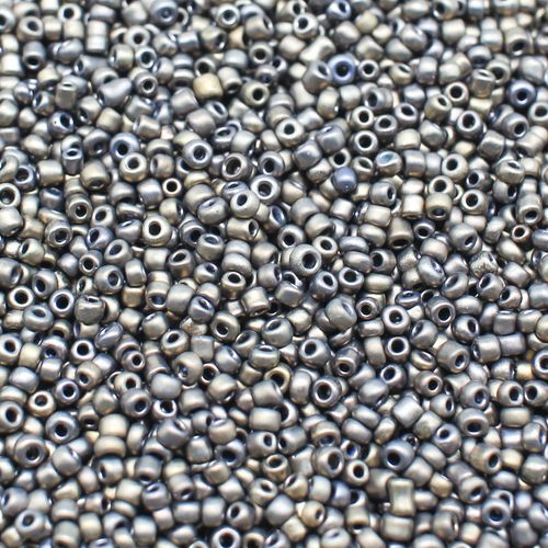 Seed Beads Matt Metal Bronze Size 11 100g 2mm for jewellery making
