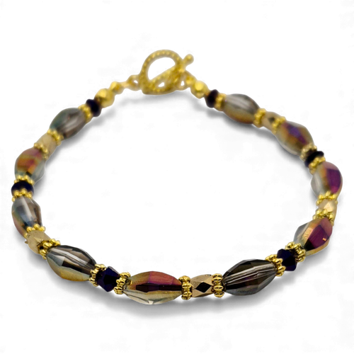 Addison Crystal Bracelets Makes 6 Mystic Pink for jewellery making