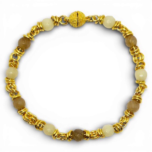 Leonie Jade Bracelets Cream for jewellery making