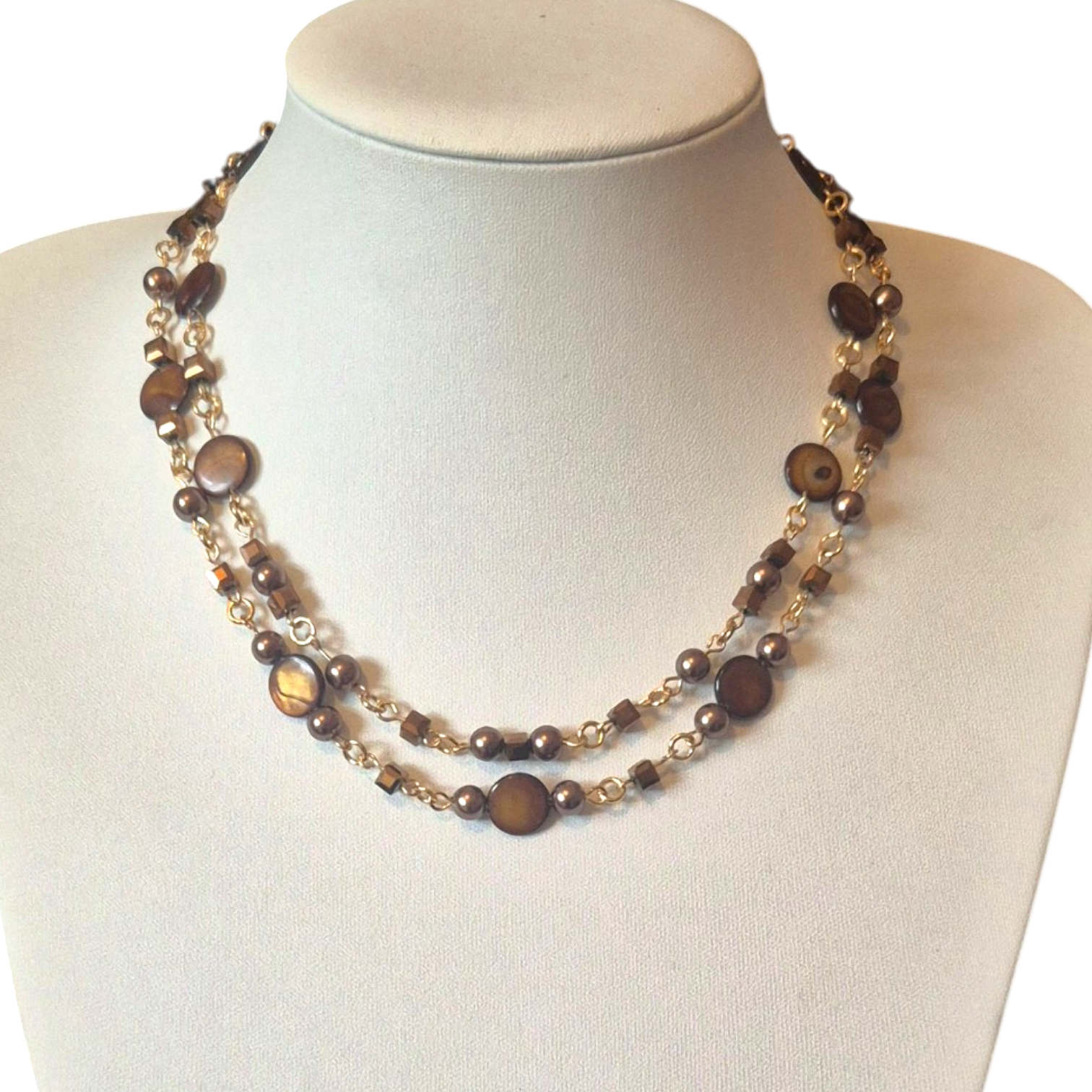 Sora Shell Jewellery Bronze for jewellery making