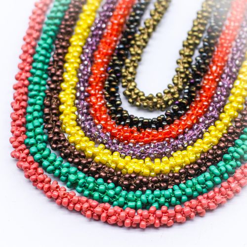 Design Cord 6mm Asstd Pack 8 x 1 metre (upto 16 necklace) pack of 8 for jewellery making