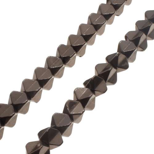 4mm hematite cube — for jewelry making, crafting, and beadwork projects