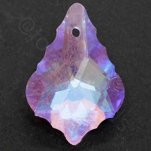 22mm crystal beads pink — faceted for jewelry making and beadwork