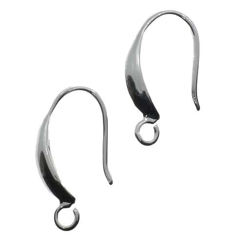 Earring Drop with Loop 19mm 3 Pair - Silver