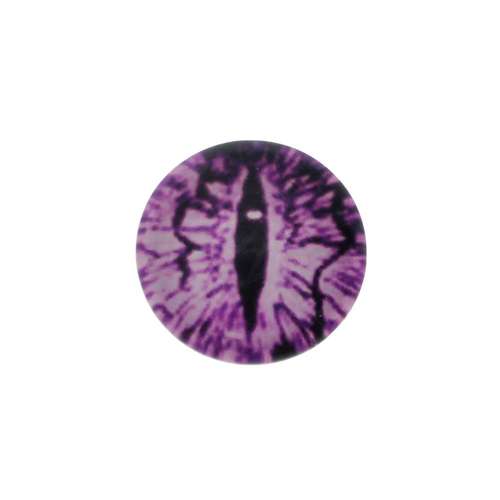 Glass Cabochon 20mm - Dragon Eye Amethyst Colour