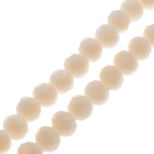 4mm crystal beads nude — faceted for jewelry making and beadwork