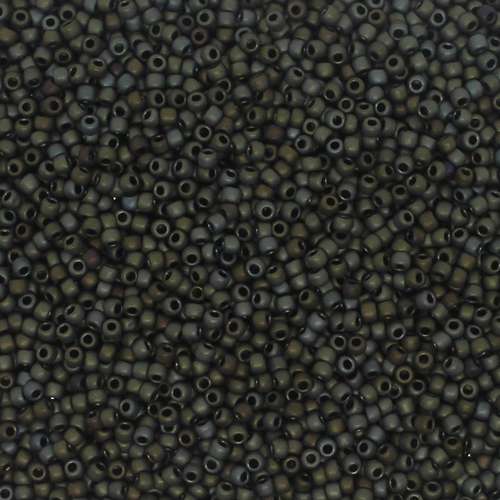 Toho Size 11 Seed Beads 10g - Frost Met. Iris Brown