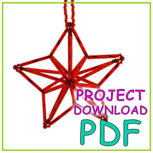 Christmas Beaded Star - Download Instructions