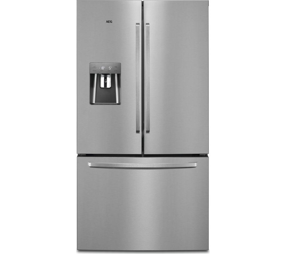 Aeg Rmb76311nx Fridge Freezer Silver Stainless Steel Doors U37336