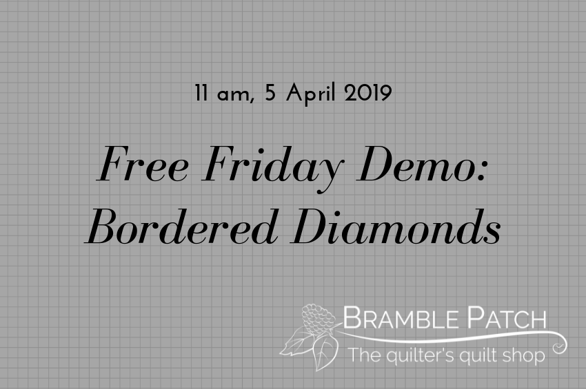 5 April 2019 Demo : Daffodil Block Machine Pieced