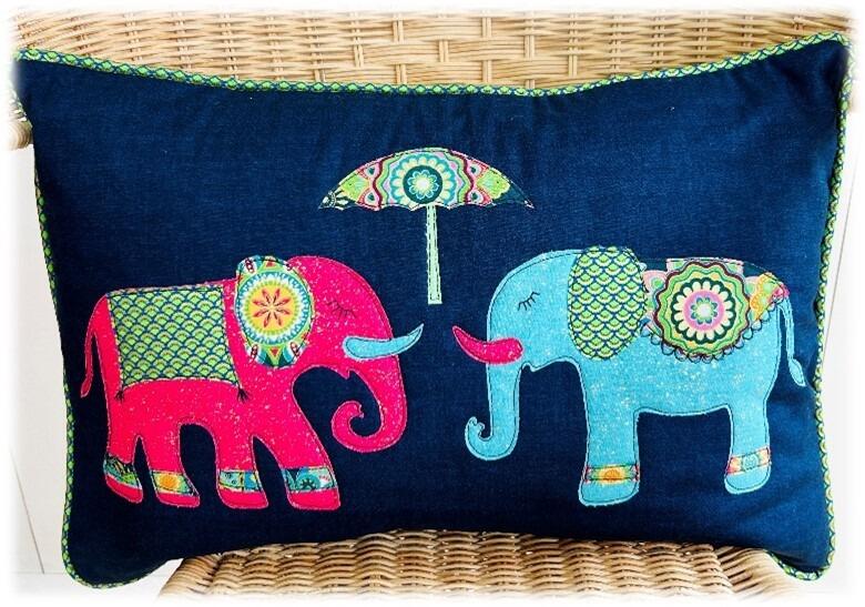 Jaipur Elephant Cushion Kit