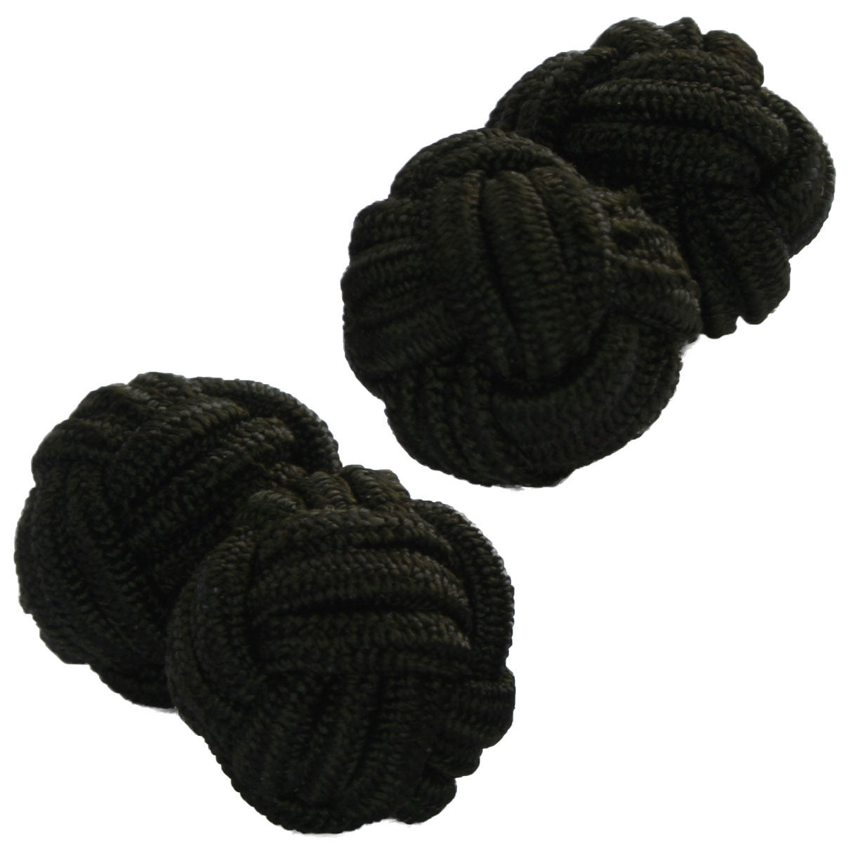 Chocolate Brown Knot Cufflinks from Cuffs & Co