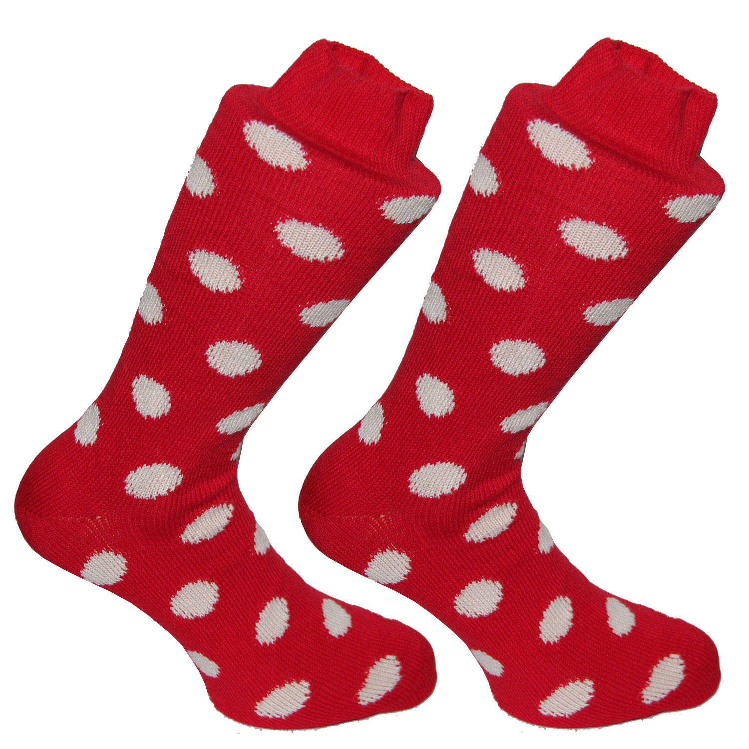 Red & Cream Spotty Socks | SOCK CLUB® from Cuffs & Co