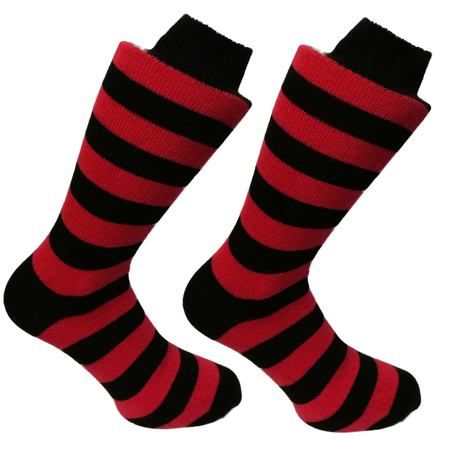 Black and Red Stripy Socks | SOCK CLUB® from Cuffs & Co