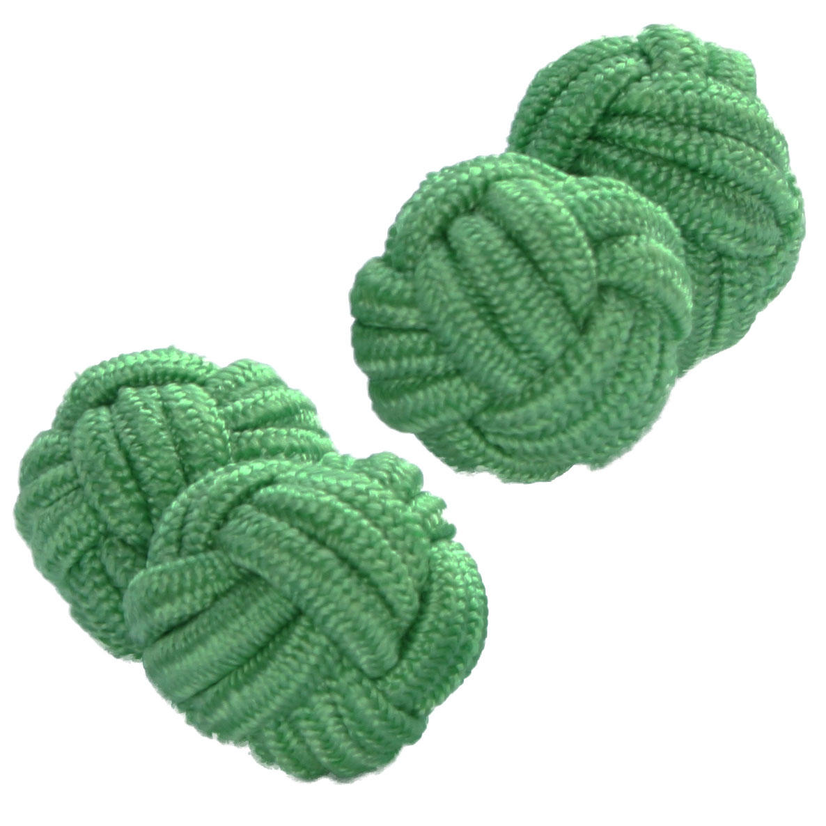 Light Green Knot Cufflinks from Cuffs & Co