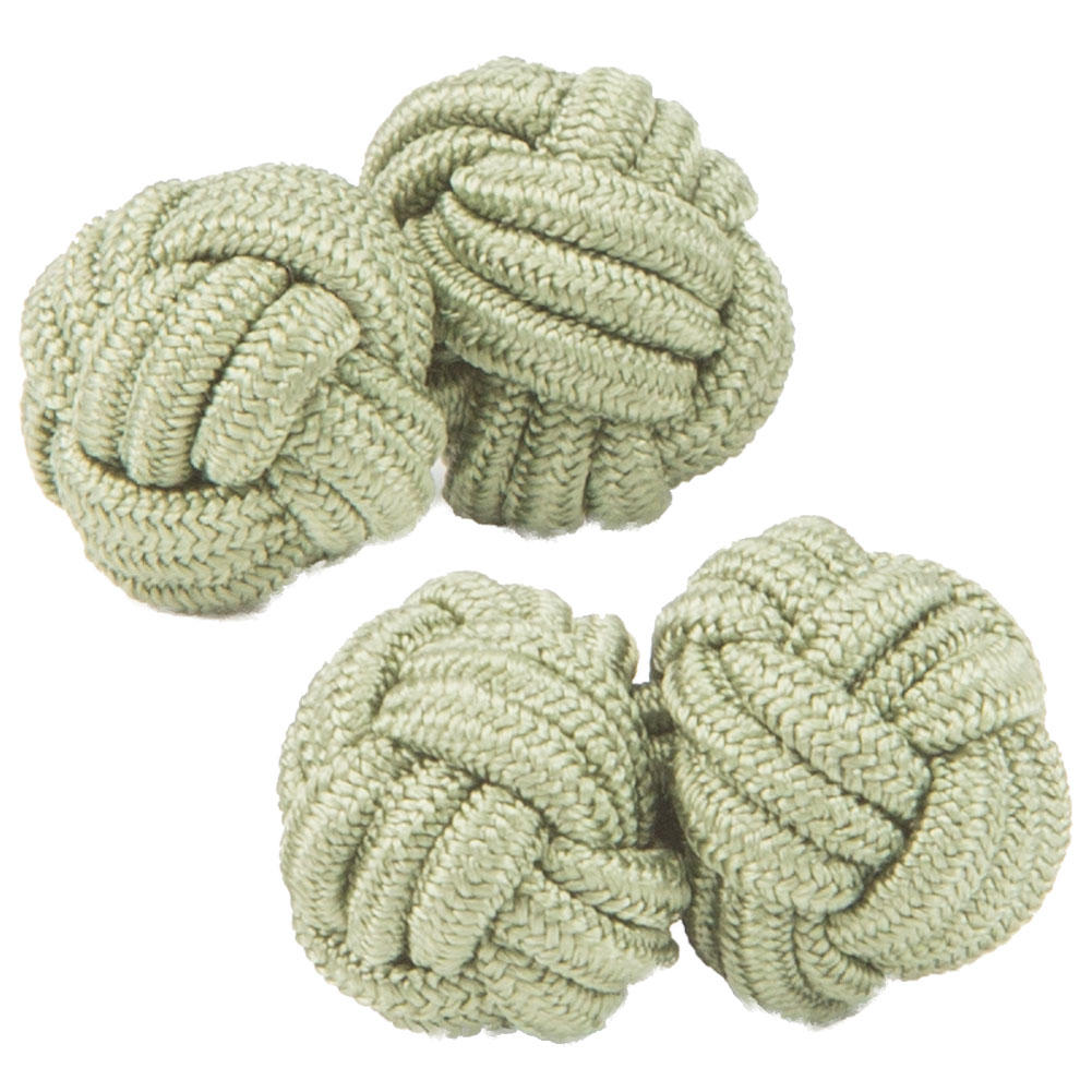 Olive Knot Cufflinks from Cuffs & Co