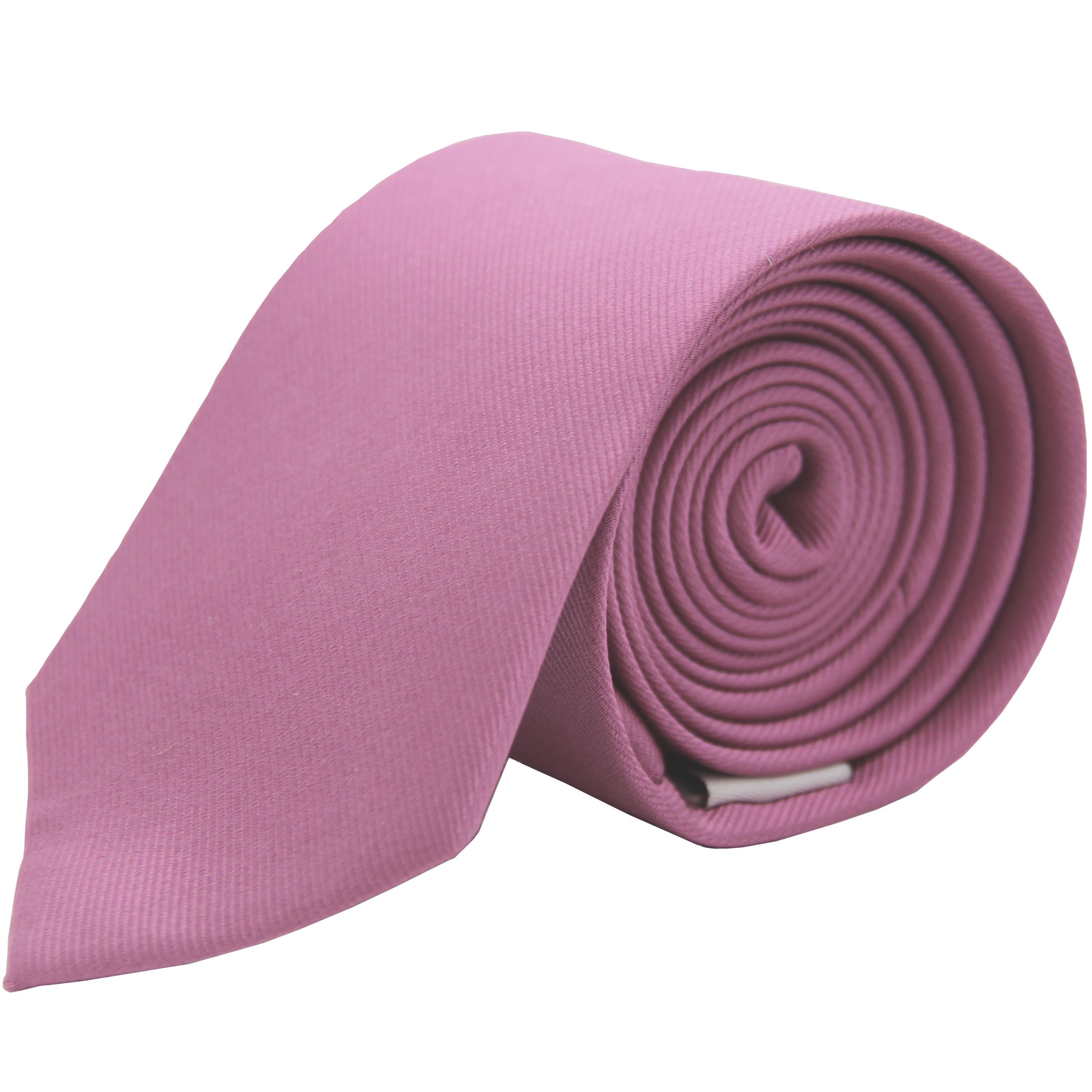Light Pink Narrow Woven Silk Tie from Cuffs & Co