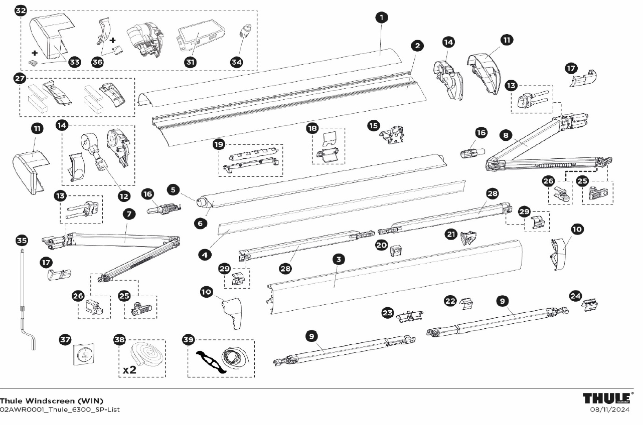Spare parts for 6300