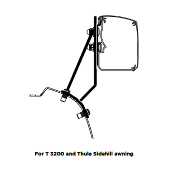 Thule 3200 / Thule Sidehill Adapter Ford Custom V710 & VW Transporter 2025