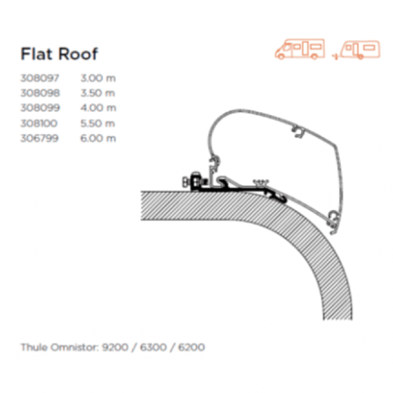 Universal Flat Roof Adapter