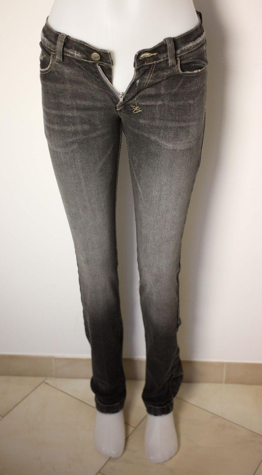 Ksubi Ladies Dark Grey Faded Black Jeans Uk 8 Used Very Good Condition Very Chic Free Postage Europe