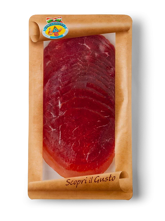 Sliced Bresaola 70g Italian air-dried cured beef by Gianni Negrini