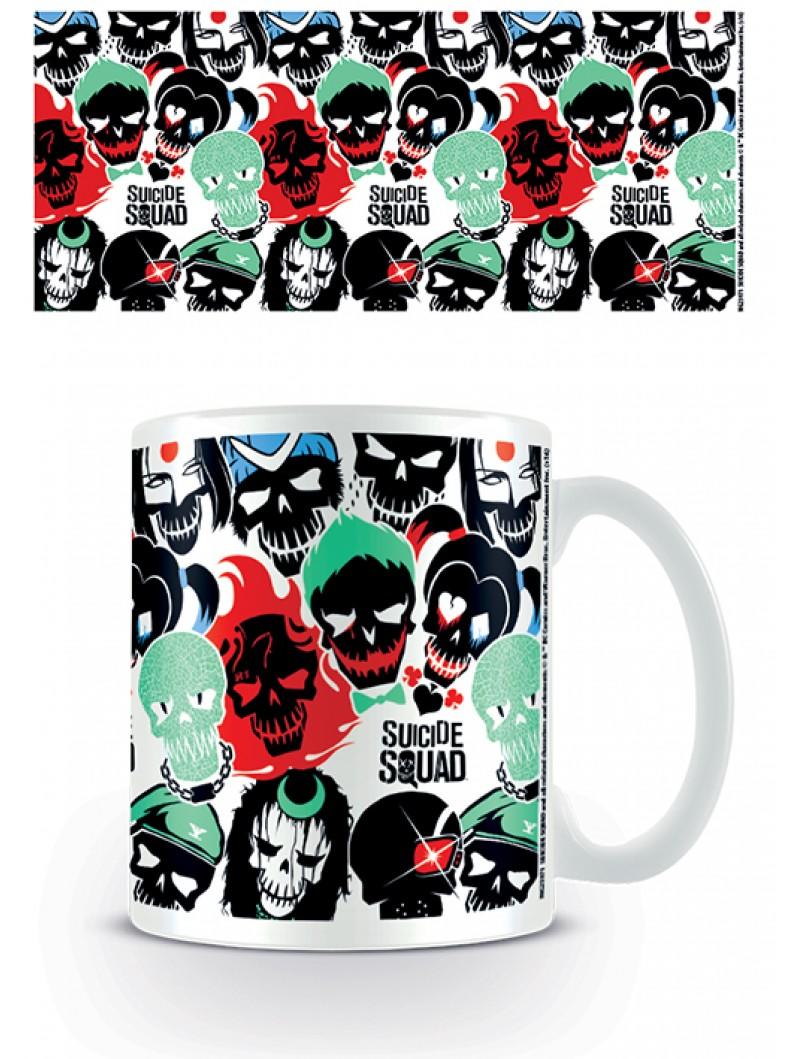 Suicide Squad (Skulls Mono) Mug