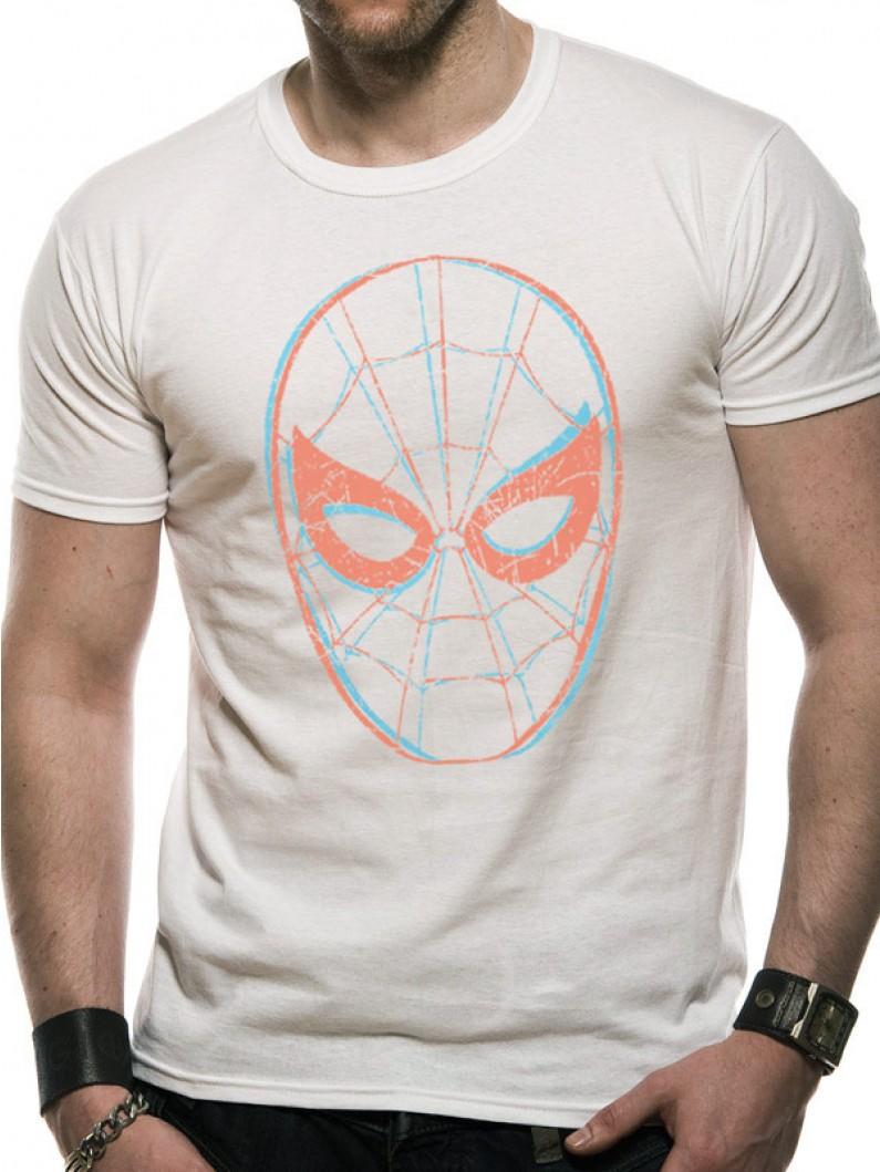 spiderman face t shirt