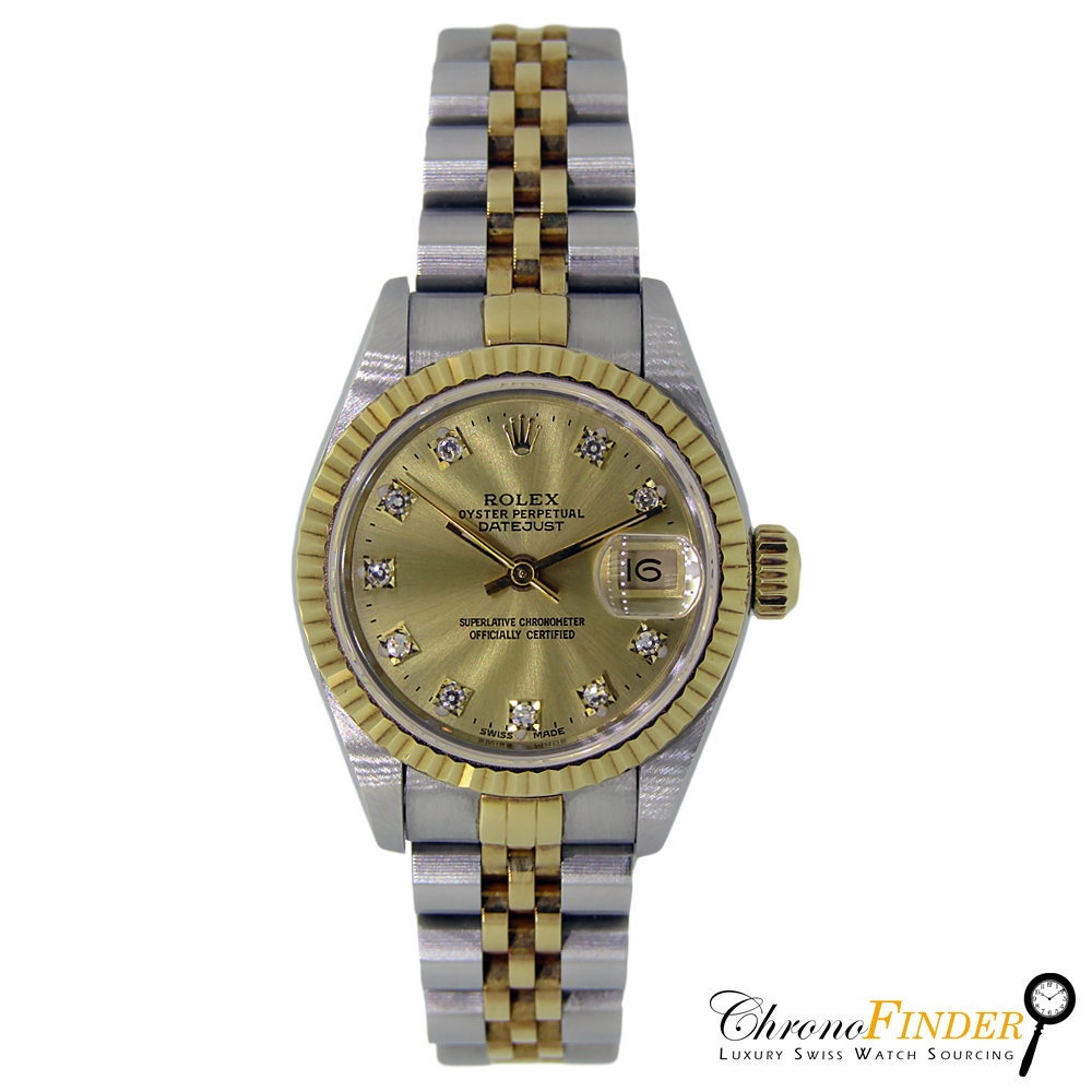 ladies rolex oyster perpetual datejust superlative chronometer officially certified