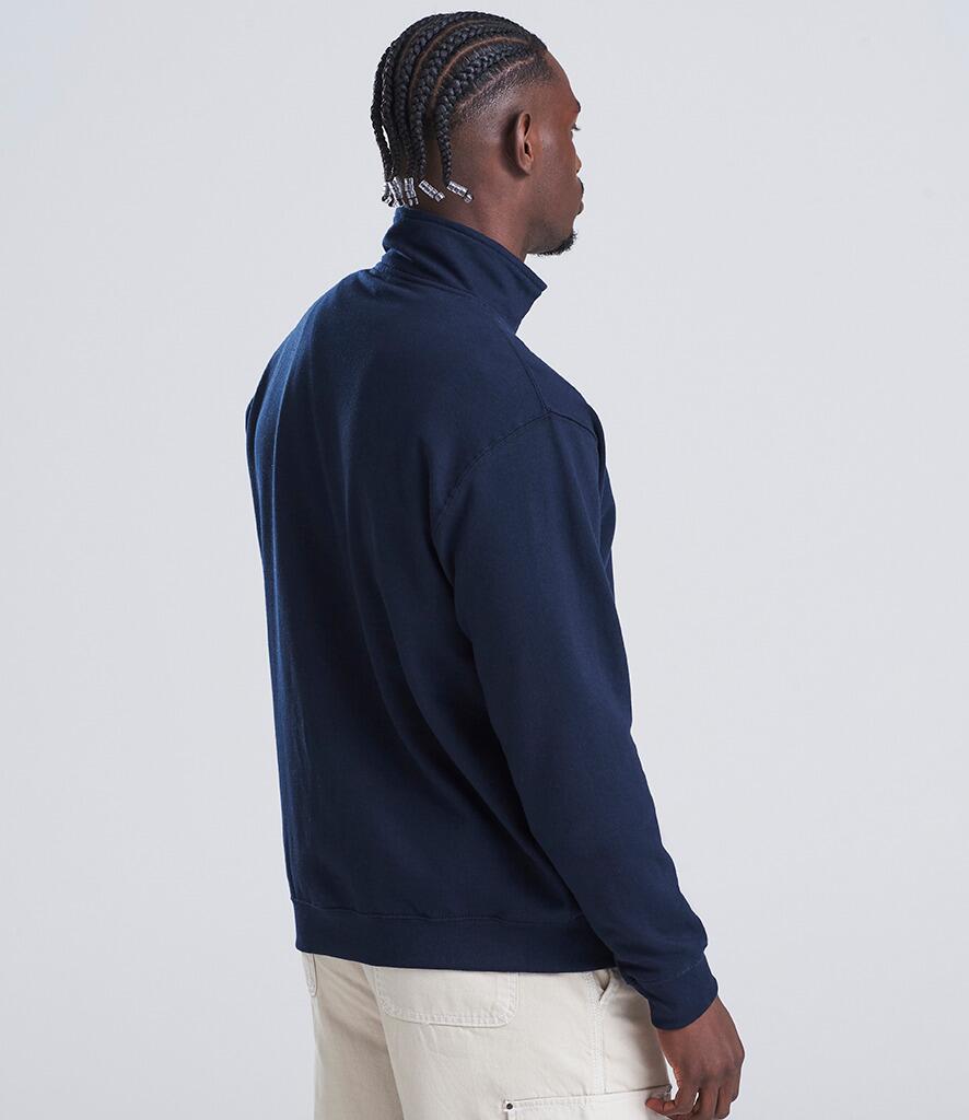 JH046 Sophomore Zip Neck Sweatshirt