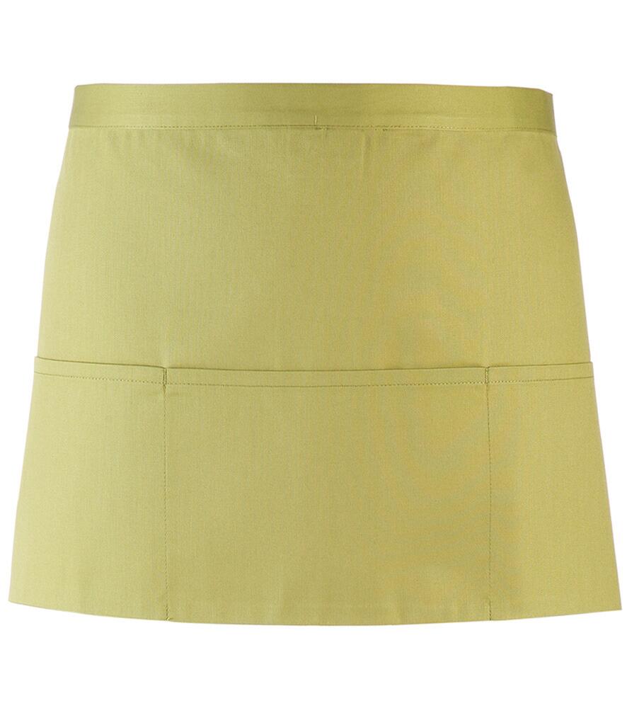 PR155 Short Bar Apron Lime Green