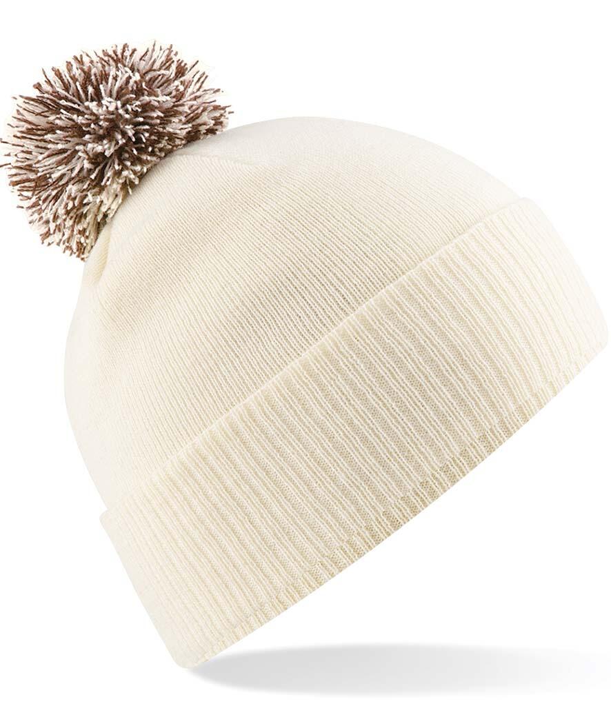 BB450 Slopes Ready Snowstar Beanie Off White / Mocha