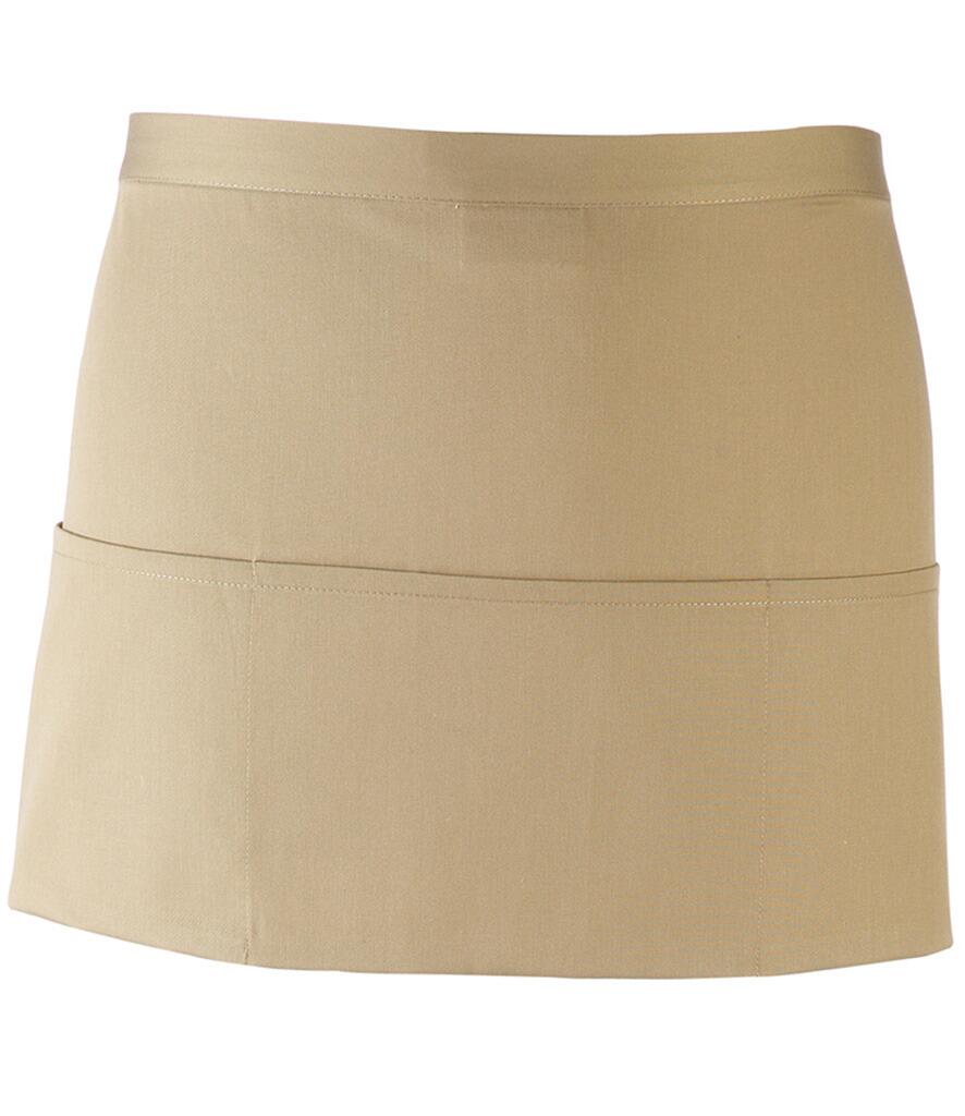 PR155 Short Bar Apron Khaki