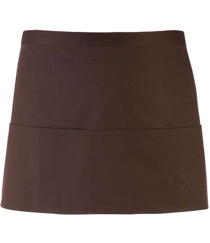 PR155 Short Bar Apron Brown