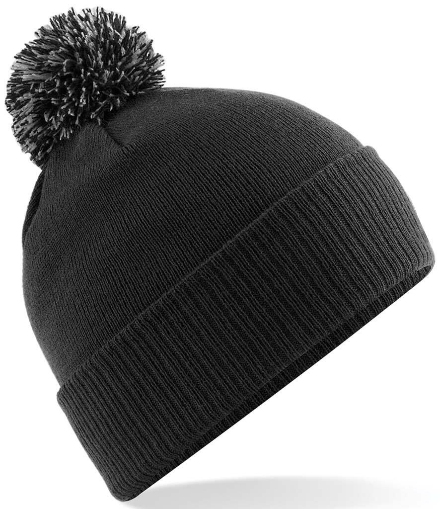 BB450 Slopes Ready Snowstar Beanie Black / Graphite Grey