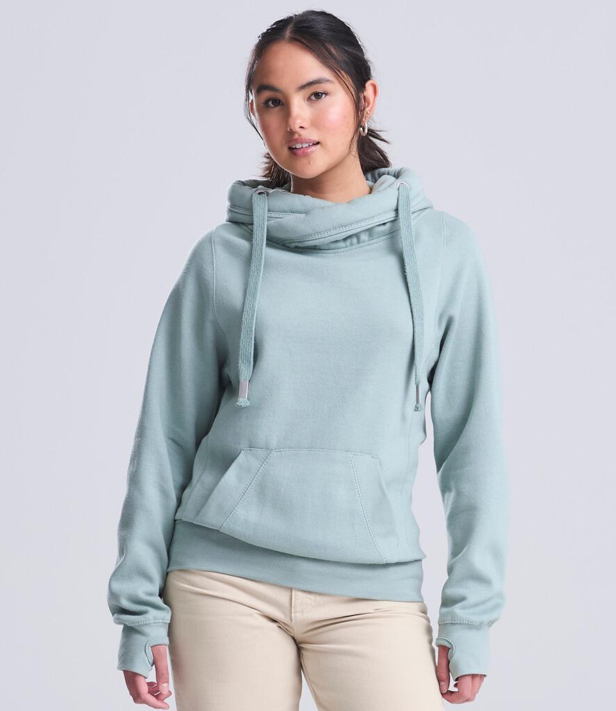 JH021 Cross Neck Hoodie