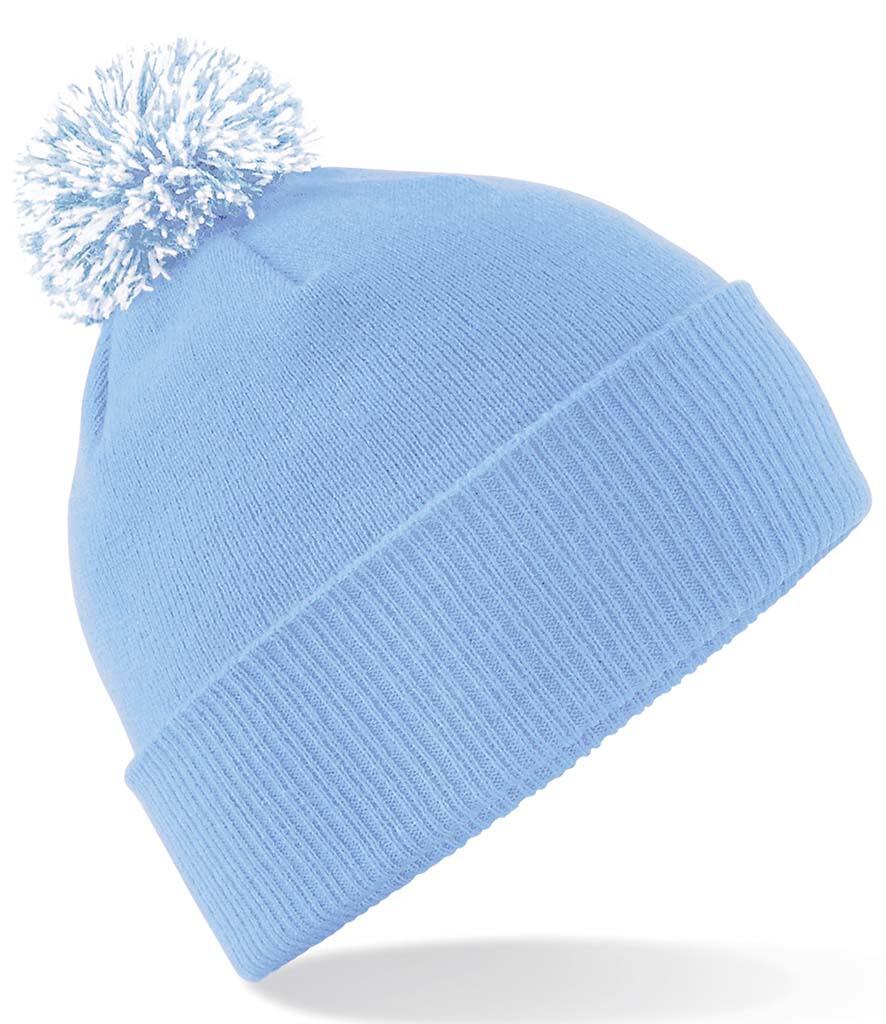 BB450 Slopes Ready Snowstar Beanie Sky Blue / White