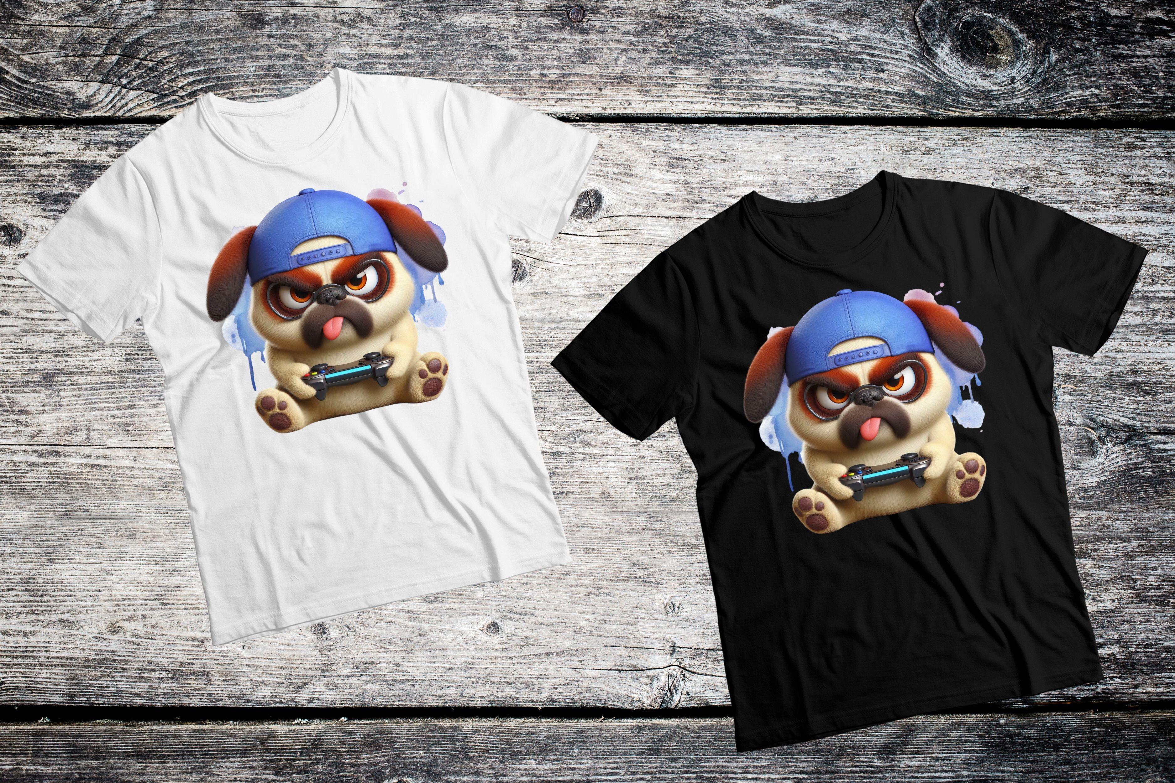 grumpy gamer dog tshirt