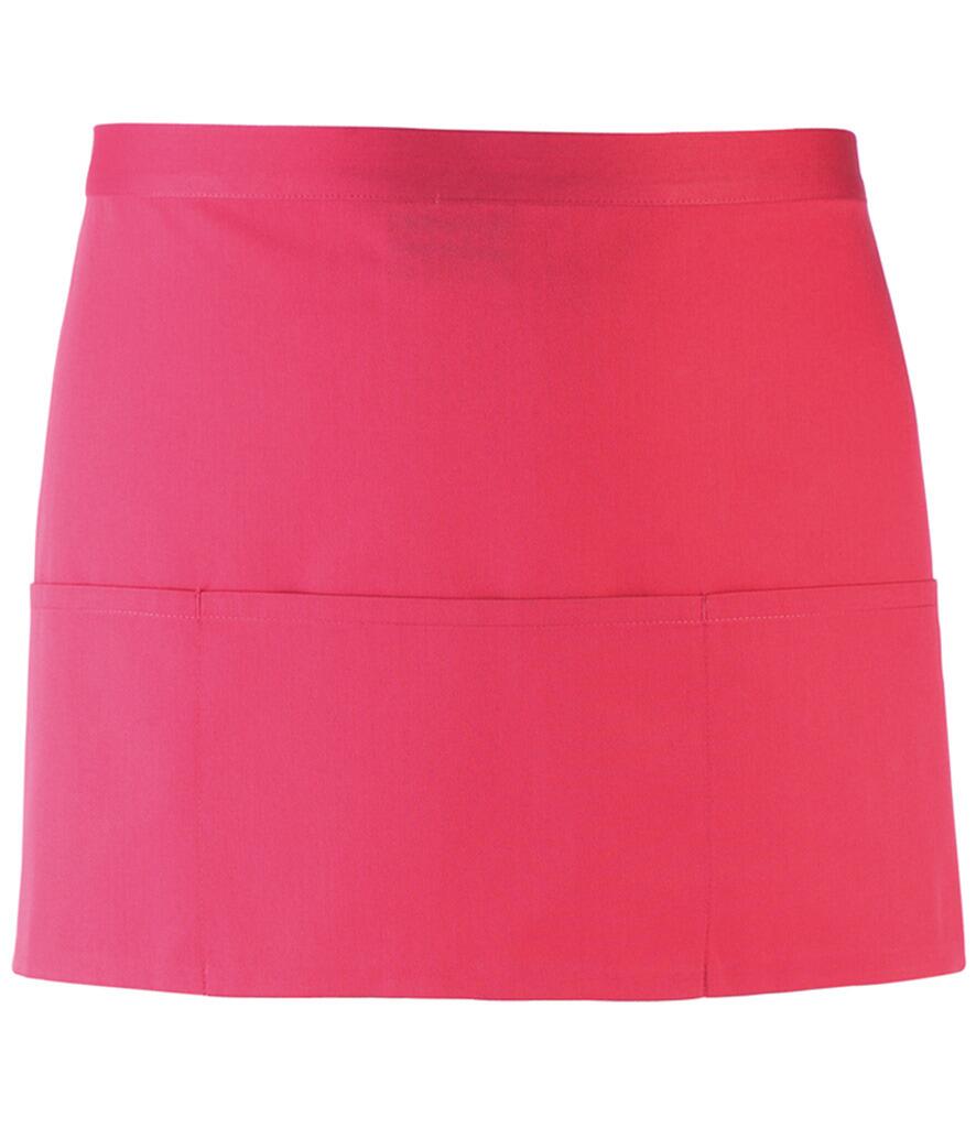 PR155 Short Bar Apron Hot Pink